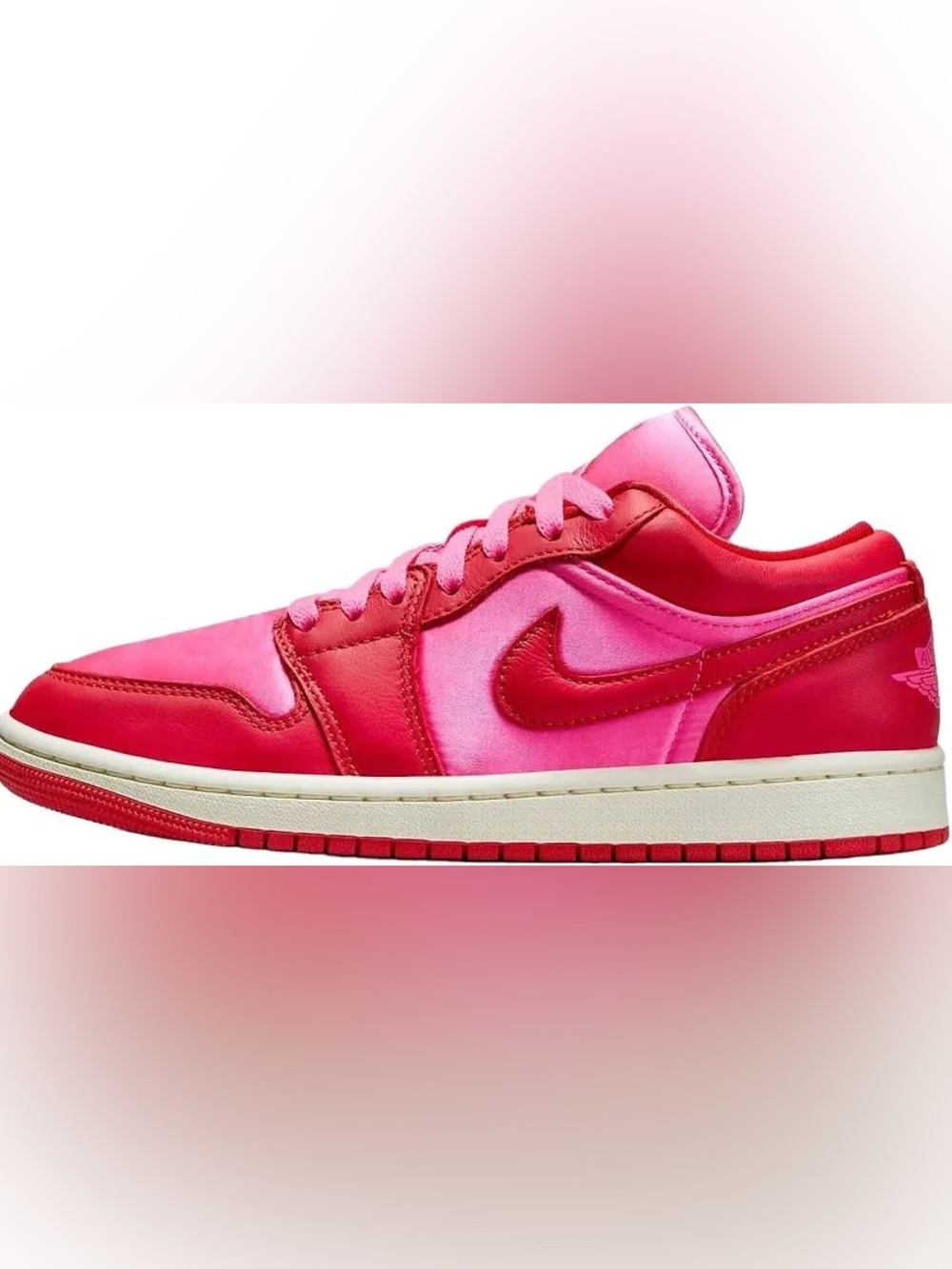 Jordan 1 Low Chile Red and Pink Satin
